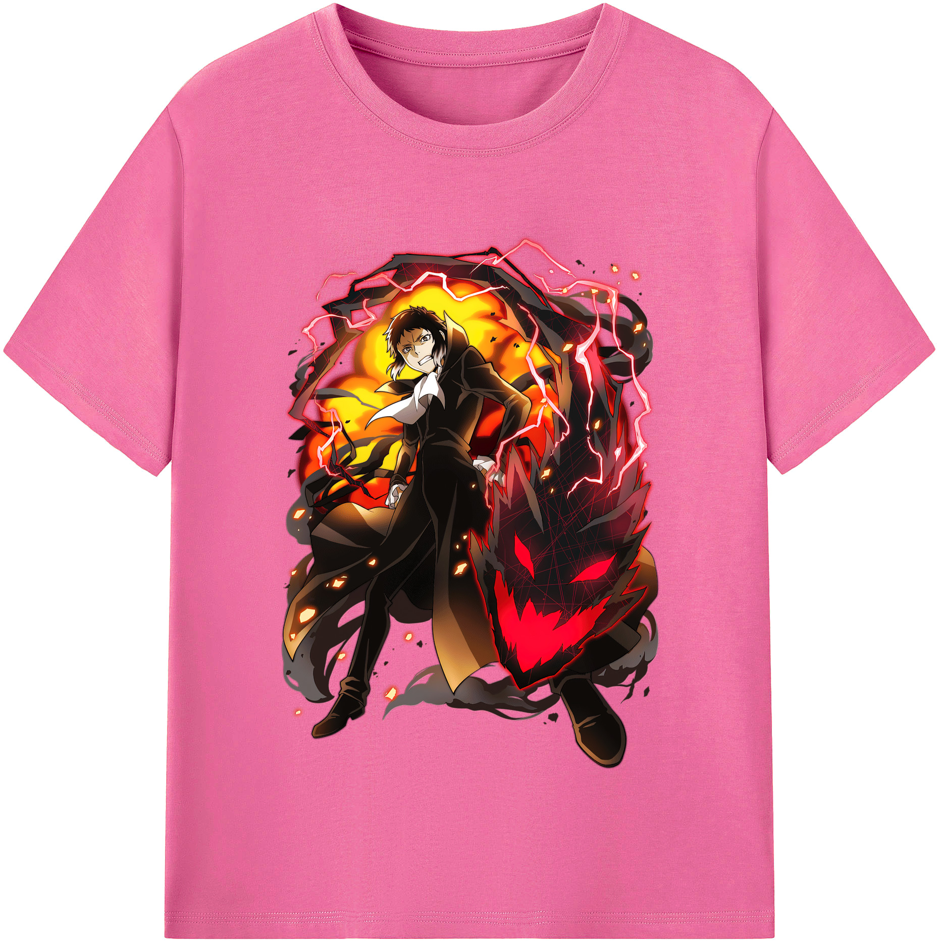 （画像用） 文豪ストレイドッグス Bungo Stray Dogs レディースカジュアルプリントTシャツ（綿100％）